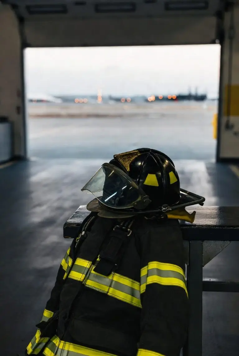 California airport tarmac at golden hour sunset with commercial airplane, representing the new 2026 PTSD and cancer presumptions for airport firefighters under California workers compensation law